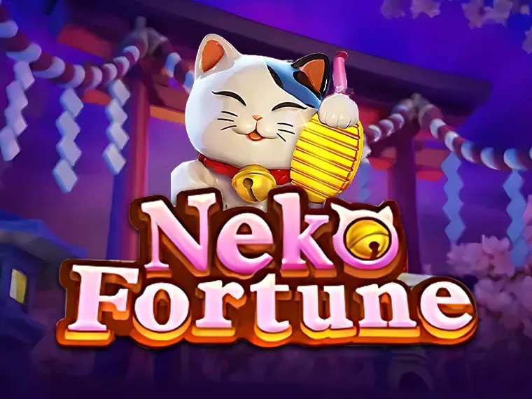 Обложка слота Neko Fortune с котом-талисманом